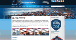 Desktop Screenshot of jaxhappenings.com